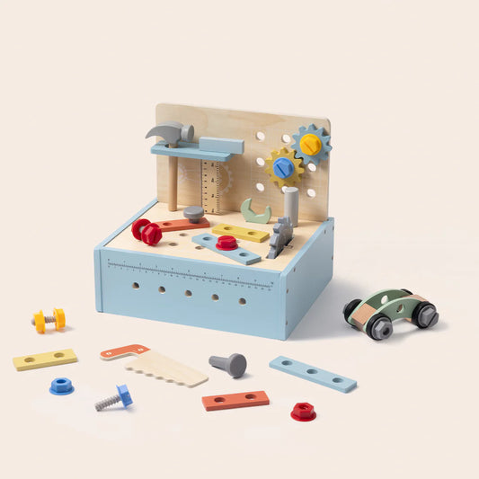 Caja de Herramientas Montessori de Madera