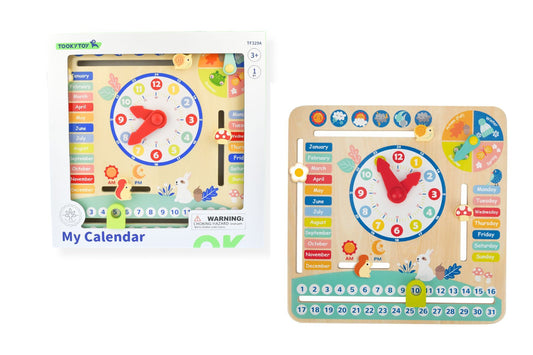 Calendario Educativo de Madera - Mi Primer Calendario