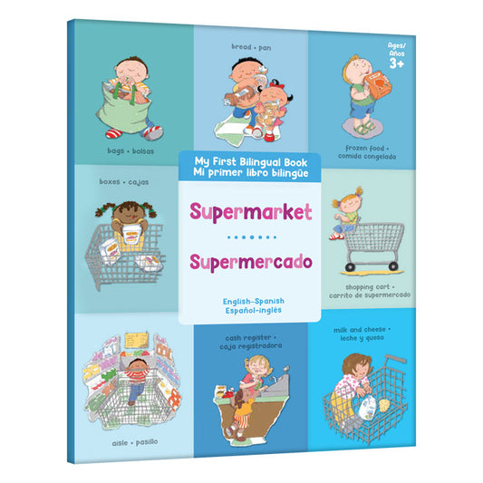 Mi Primer Libro Bilingüe - Supermercado Supermarket