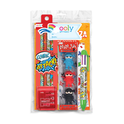 Paquete de Obsequios con Temática de Ninjas Cool