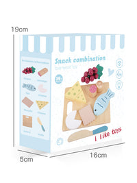 Set de Snacks de Madera para Cortar