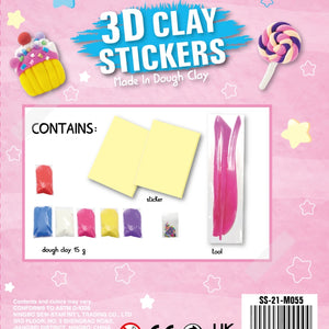 3D Clay Stickers