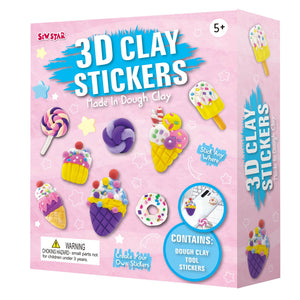 3D Clay Stickers