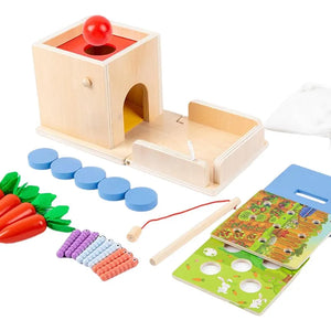 Caja Montessori 4 en 1