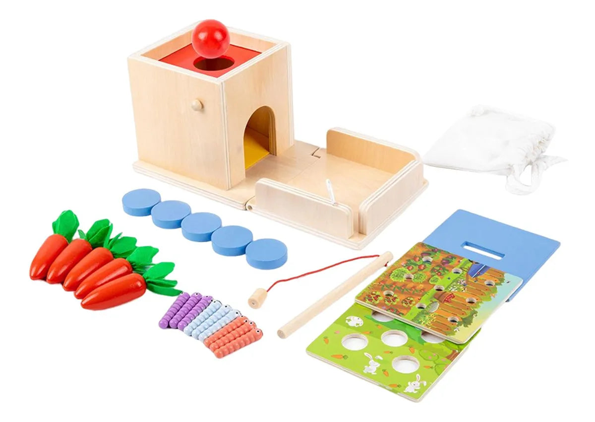 Caja Montessori 4 en 1