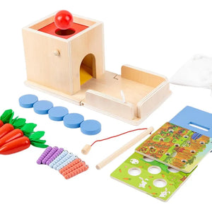 Caja Montessori 4 en 1