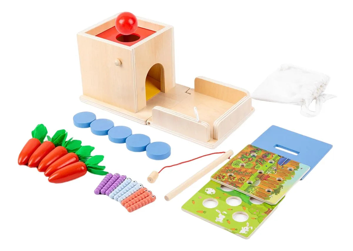 Caja Montessori 4 en 1