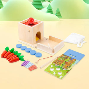 Caja Montessori 4 en 1