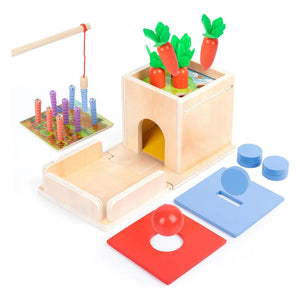 Caja Montessori 4 en 1