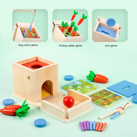 Caja Montessori 4 en 1