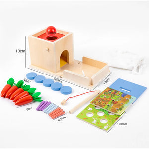 Caja Montessori 4 en 1