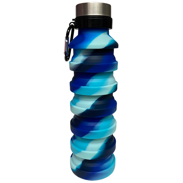 Botella de Agua Plegable - Ocean Waves