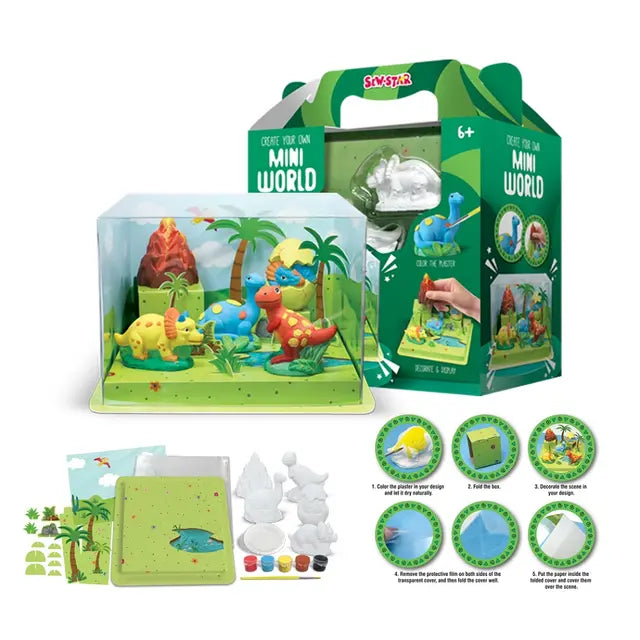 Crea tu Propio Mini Mundo de Dinosaurios