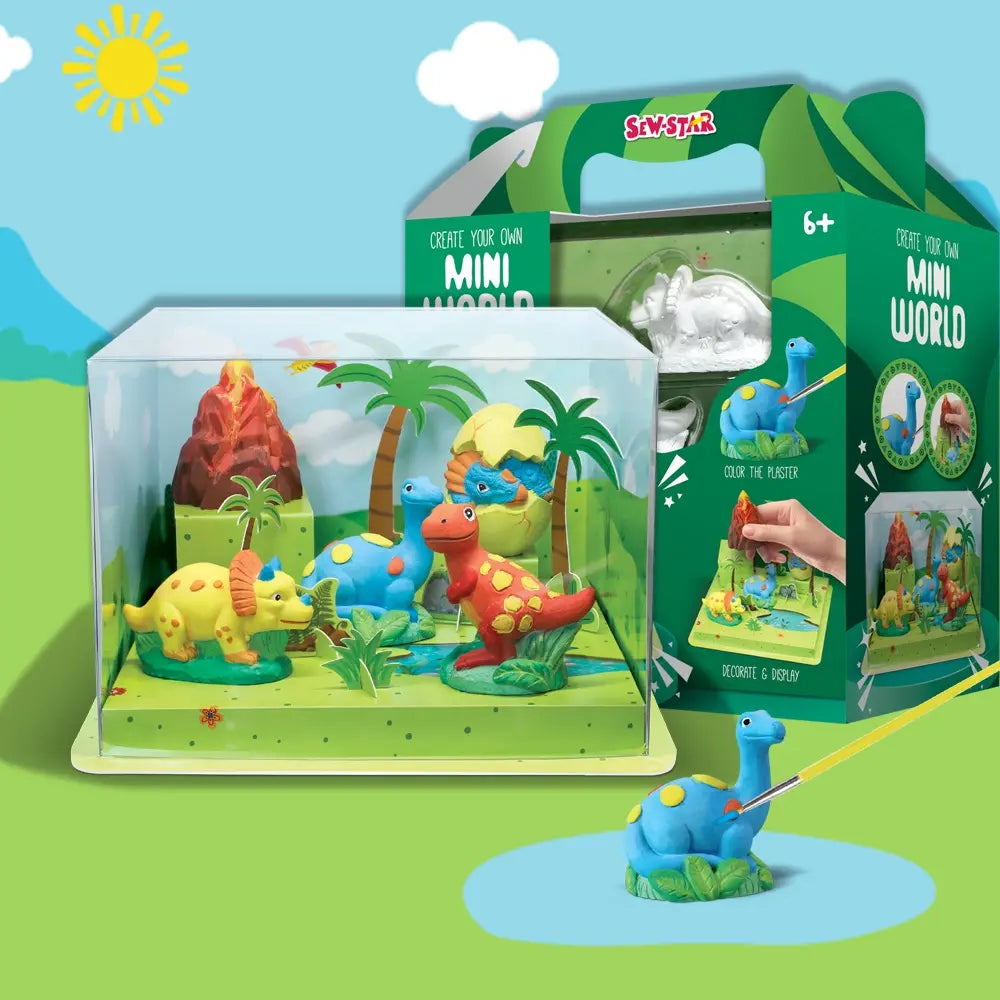 Crea tu Propio Mini Mundo de Dinosaurios