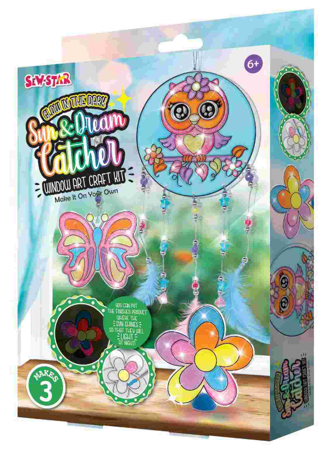 Atrapasol y atrapasueños - Búho