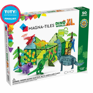 Magna-Tiles Dino World XL Set | 50 Piezas