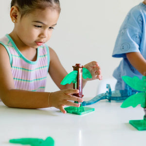 Magna-Tiles Dino World XL Set | 50 Piezas