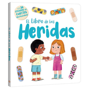 El Libro de las Heridas – con 36 Curitas Reutilizables