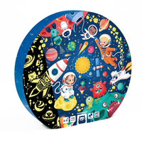 Puzzle Gigante del Espacio Brilla en la Oscuridad – 100 Piezas