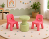 Set Mesa Redonda Confetti + 2 Sillas (Envió en 3 cajas individuales)