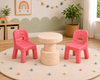 Set Mesa Redonda Confetti + 2 Sillas (Envió en 3 cajas individuales)