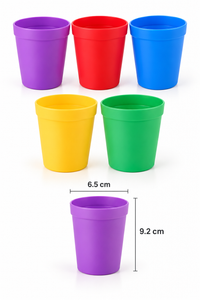 Set de 5 Vasitos de Silicón para Arte