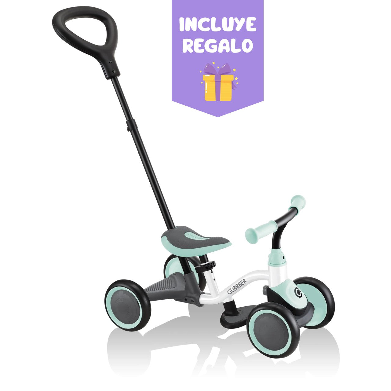 Learning Bike 3 in 1 - Blanco & Menta