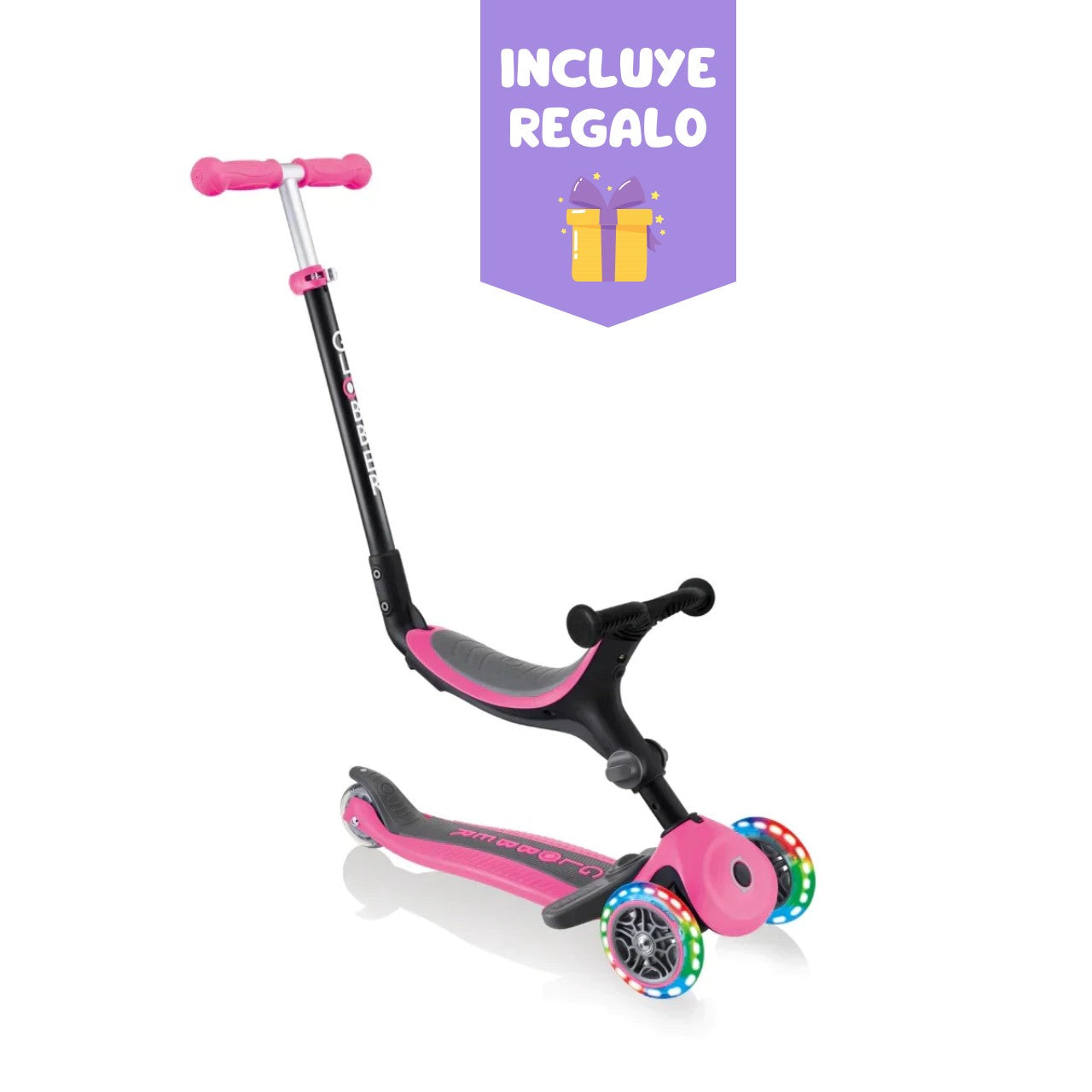 GO•UP Plegable Plus Luces | 3 en 1