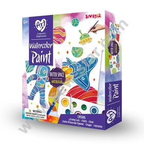 Pintura de Acuarela - Astronauta