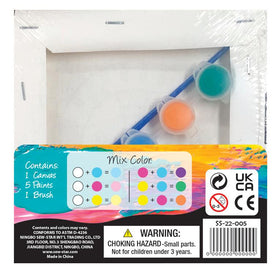 Kit de pintura sobre lienzo con brillantina - León