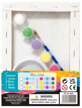 Kit de pintura sobre lienzo medio - Unicornio