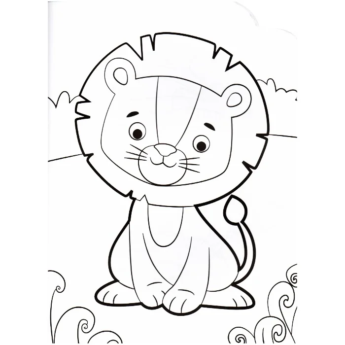 León – Libro para Colorear