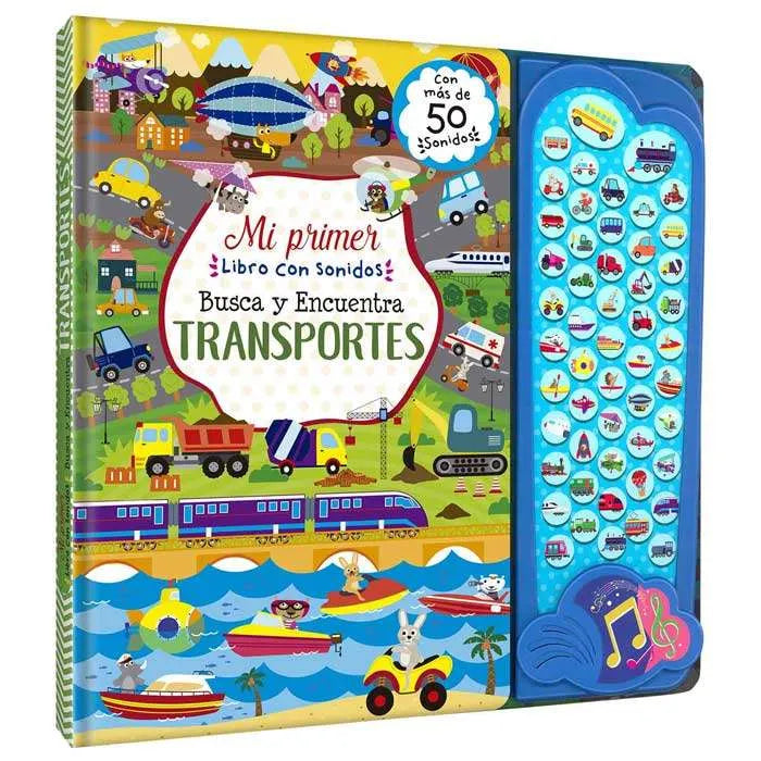 Libro con Sonidos - Busca y Encuentra Transportes