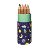 Mini Lápices de Colores y Sacapuntas | 12 Lápices