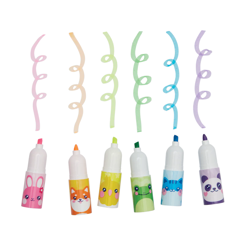 Mini Resaltadores Apilables | Caritas de Animales