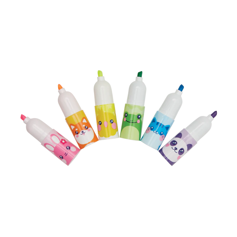 Mini Resaltadores Apilables | Caritas de Animales