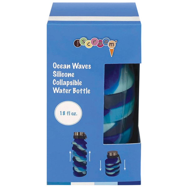 Botella de Agua Plegable - Ocean Waves