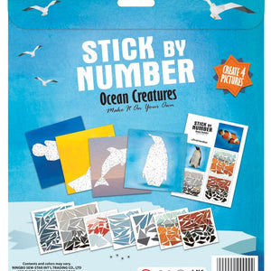 Pegatina por Numero - Criaturas del Océano