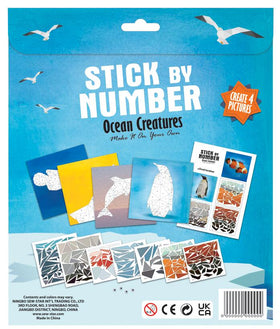 Pegatina por Numero - Criaturas del Océano