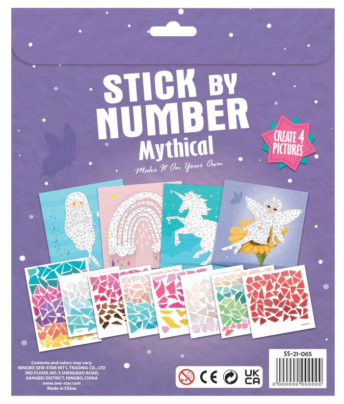 Pegatina por Numero - Hada Mítica