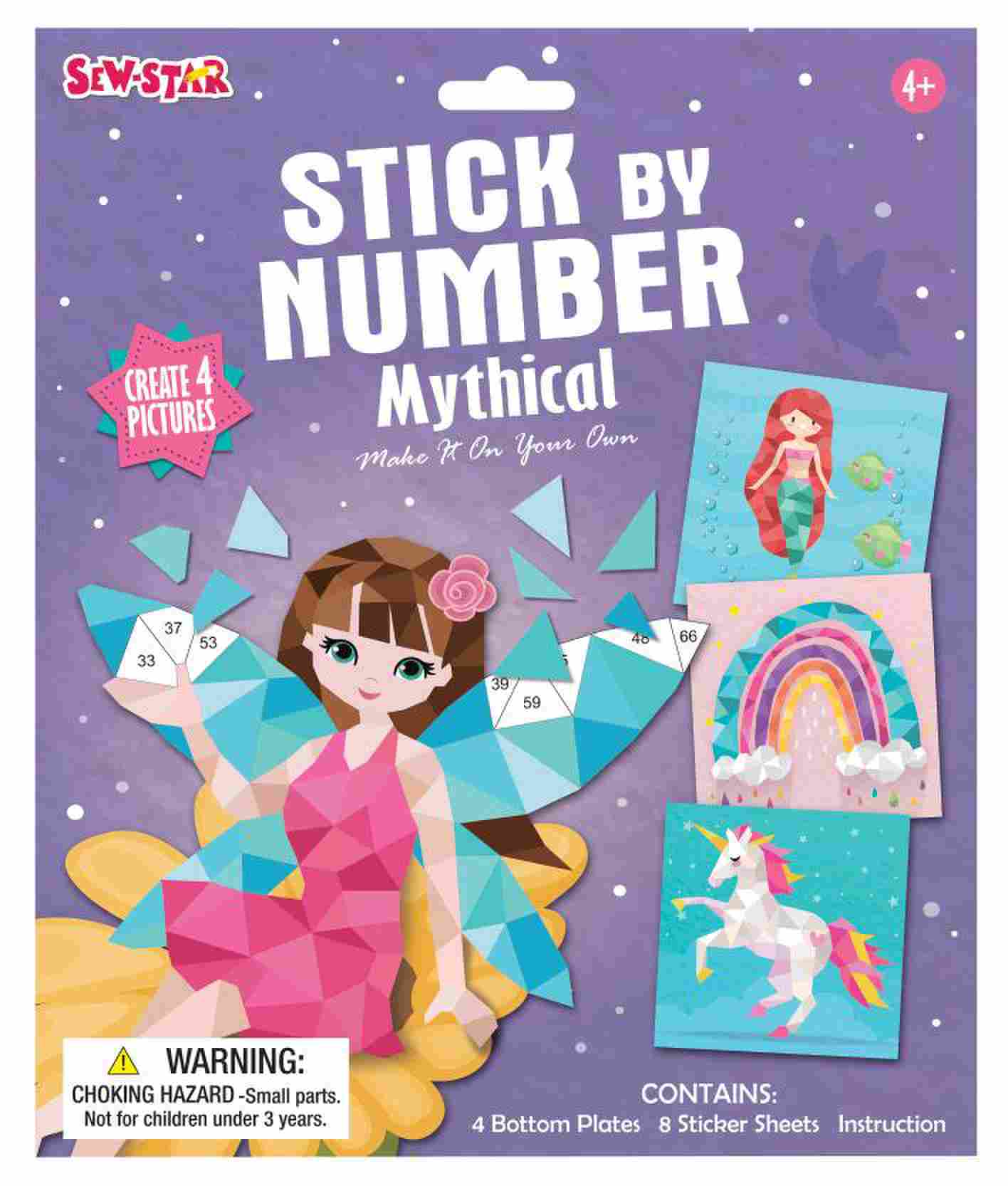 Pegatina por Numero - Hada Mítica