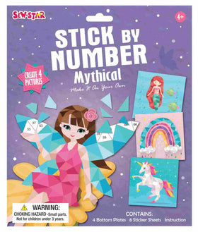 Pegatina por Numero - Hada Mítica