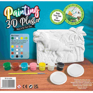 Pinta tu Propio Marco 3D de Yeso Dino