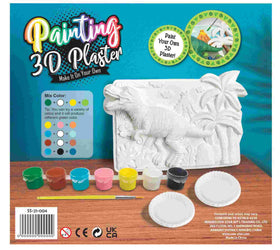 Pinta tu Propio Marco 3D de Yeso Dino