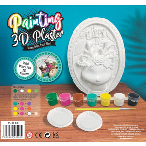 Pinta tu Propio Marco 3D de Yeso Venadito