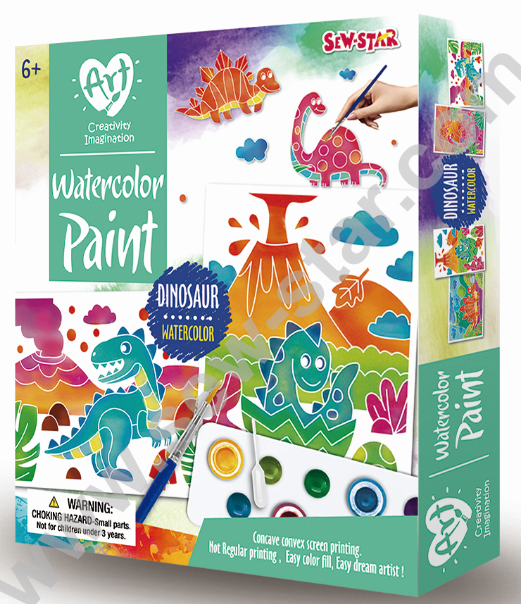 Pintura de Acuarela - Dino