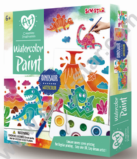 Pintura de Acuarela - Dino