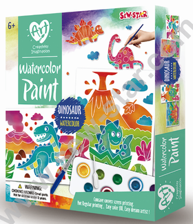 Pintura de Acuarela - Dino