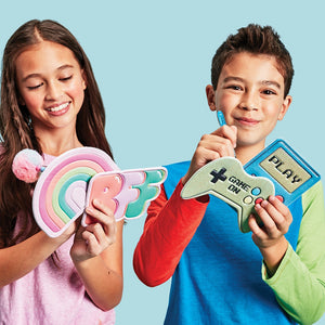 Postales Rainbow BFF Puffy