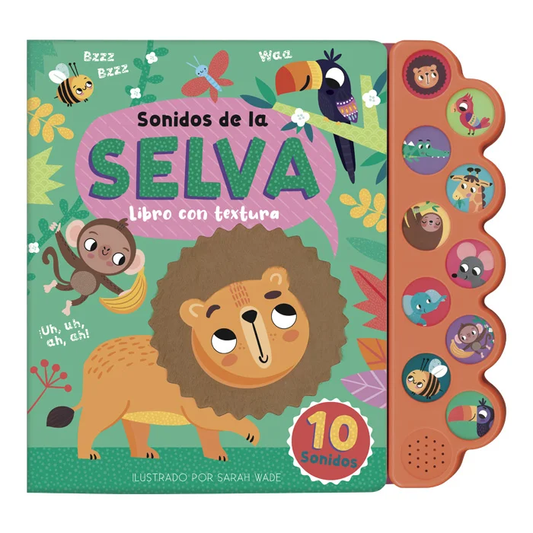 Sonidos de la Selva - Libro con Texturas